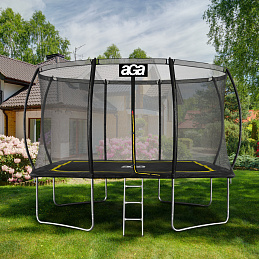 Aga pravokutni trampolin 244x335 cm crna/žuta - II. KLASA