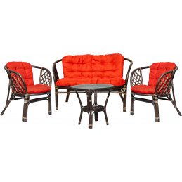 Aga Ratanova garnitura BAHAMA Choco Red