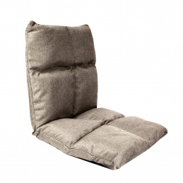 Aga Podesivi podni naslonjač 52x55x55 cm Smeđi