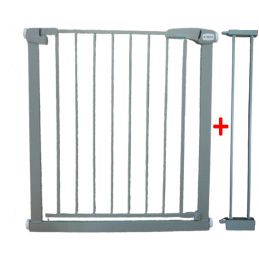 SIGURNOSNA VRATA S1 SIVA za stepenice, vrata 79-94 cm zaštitna s razuporom