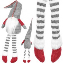 Božićni ukras Vilenjak 50 cm sivi ISO