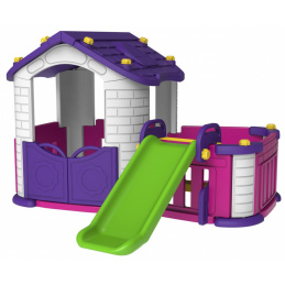 Velika kućica s predsobljem 5u1 ljubičasta