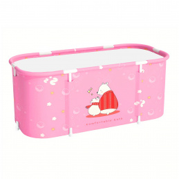 Aga Sklopiva prijenosna kada 115x60x50 cm Ružičasta