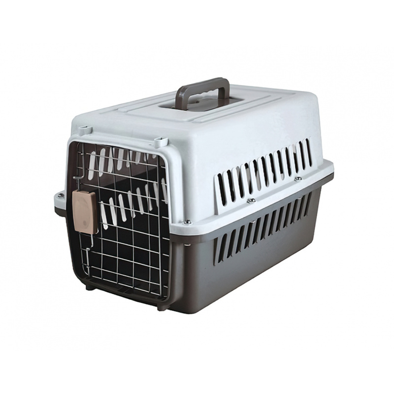Aga Transportni kavez 59x36x35 cm Siva-Crna