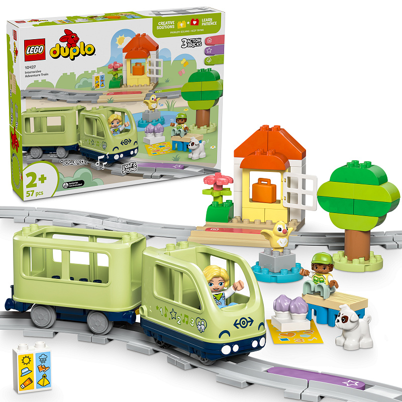 LEGO® DUPLO® Town Interaktivni pustolovni vlak, komplet 10427