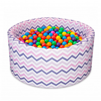 Aga Suhi bazen 90x40 cm s lopticama ZigZag Šareni