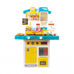Aga4Kids Plastična kuhinjica MR6132 Žuta/Plava