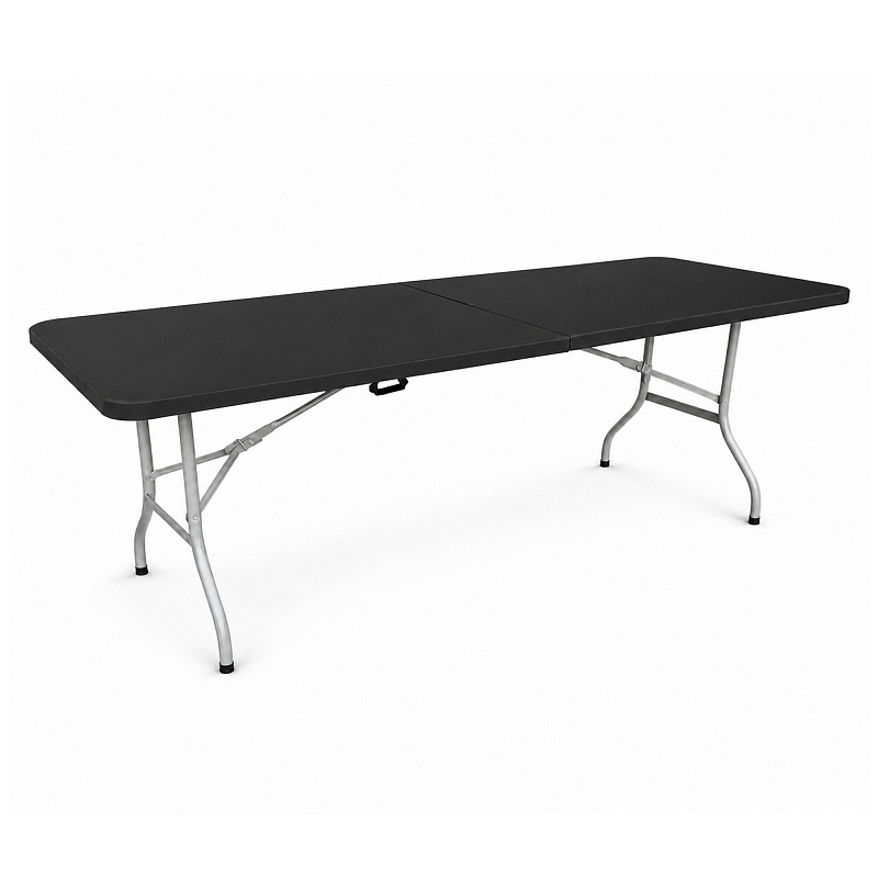 Aga vrtni sklopivi stol 240x74x74 cm Crni 6DAZ408 - II. KLASA