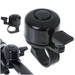 Glasno metalno zvono za bicikl crno