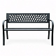 Aga Metalna vrtna klupa 125x53 x77 cm
