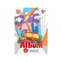 SABBIARELLI Pješčane bojanke Građevinska vozila 5+