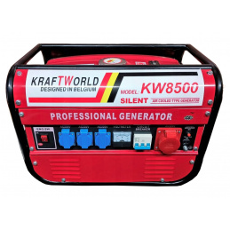 KraftWorld Trosfazni benzinski agregat KW-8500 2 kW