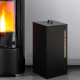Aga Spremnik za pelete 36x36x52 cm Crni
