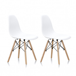 Aga 2x Blagovaonska stolica Bijela