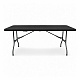 Aga Vrtni sklopivi stol 180x74x74 cm Crni
