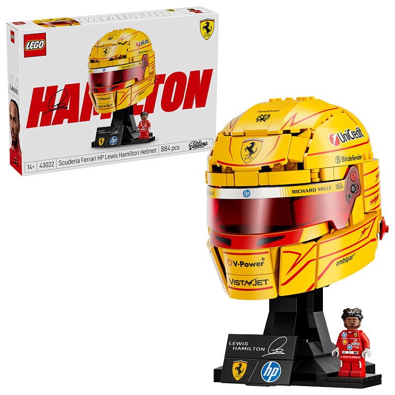 LEGO® Editions Scuderia Ferrari HP Lewis Hamilton – kaciga 43022