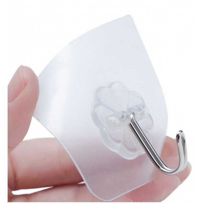 Aga Plastična samoljepljiva kuka 10 kom