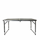 Aga Sklopivi kamping stol 120x60x54/60/70 cm Sivi