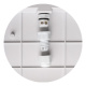 LED stropna svjetiljka crna TOR-202C - IP65 - 20W - neutralno bijela