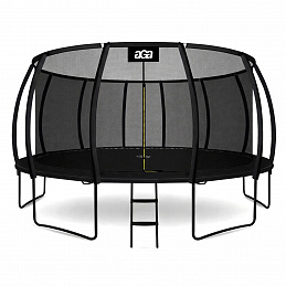 Aga SPORT EXCLUSIVE Trampolin 500 cm Crna + zaštitna mreža + ljestve