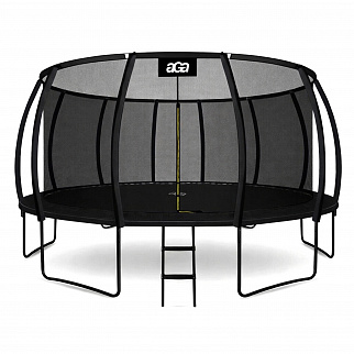 Aga SPORT EXCLUSIVE Trampolin 500 cm Crna + zaštitna mreža + ljestve