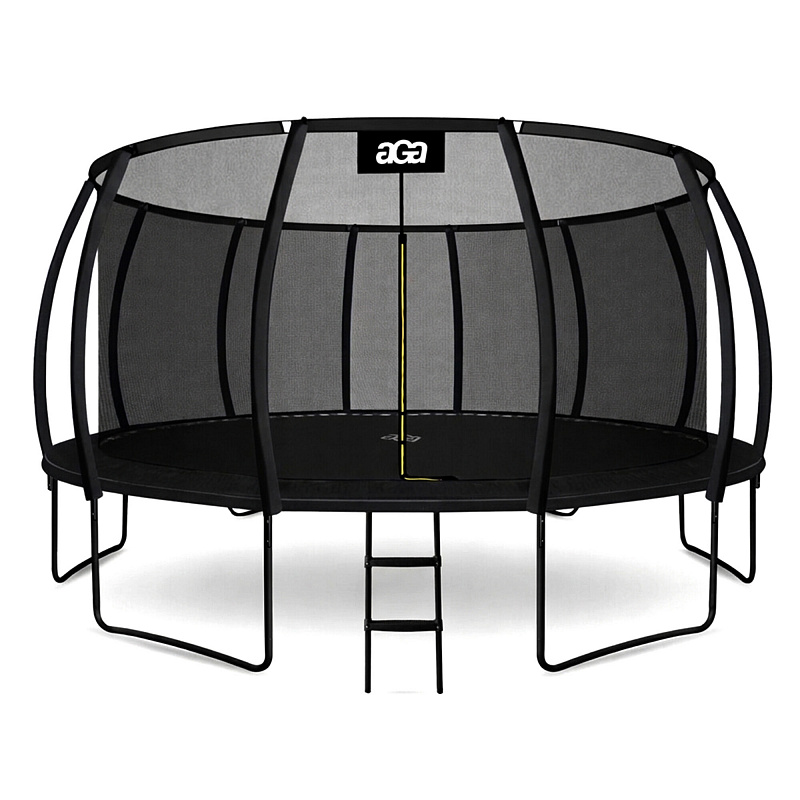 Aga SPORT EXCLUSIVE Trampolin 500 cm Crna + zaštitna mreža + ljestve