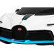 Bugatti Divo Dječji autić na baterije bijeli + daljinsko upravljanje + EVA + spori start + LED MP3