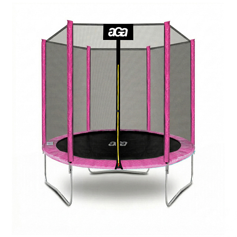 Aga SPORT TOP Trampolin 180 cm Ružičasta + zaštitna mreža