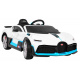 Bugatti Divo Dječji autić na baterije bijeli + daljinsko upravljanje + EVA + spori start + LED MP3