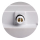 LED stropna svjetiljka crna TOR-202C - IP65 - 20W - neutralno bijela