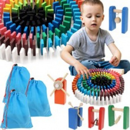 Drvene domino šareno 1080 kom Kruzzel 9397