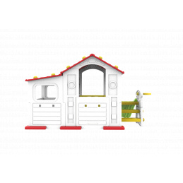 Velika kuća s predvorjem 4u1 Crveni krov