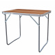 Aga Sklopivi kamping stol 70x50x60 cm Smeđi