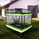 Aga Pravokutna trampolina 122x183 cm Svijetlo zelena