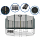 Aga SPORT PRO Trampolin 518 cm Tamno zelena + zaštitna mreža + ljestve + džep za obuću