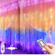LED svjetlosna zavjesa 3x2,8m - multicolor