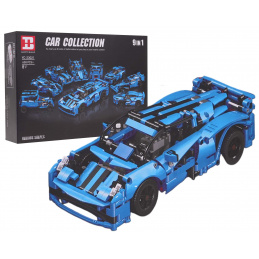 Set Kockica Vozila 638 kom. Plave