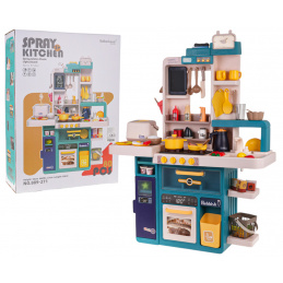 Kuhinja Kuhinjski Kutak s Funkcijom Svjetla, Zvuka i Vode 80 kom. Plava Kuhinja Kuhinjski Kutak s Funkcijom Svjetla, Zvuka i Vode 80 kom. Plava