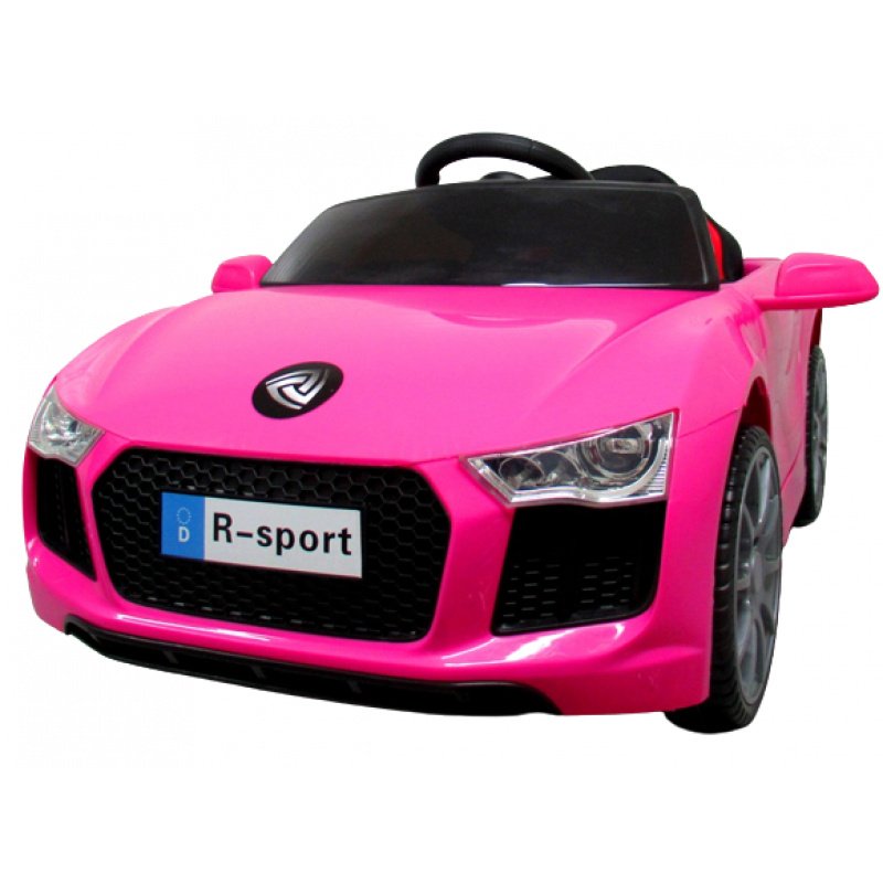 Cabrio B4 PINK Vozilo na baterije, dječji auti na daljinsko upravljanje, koža