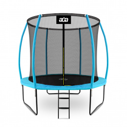 Aga SPORT EXCLUSIVE Trampolin 250 cm Svijetloplava + zaštitna mreža + ljestve