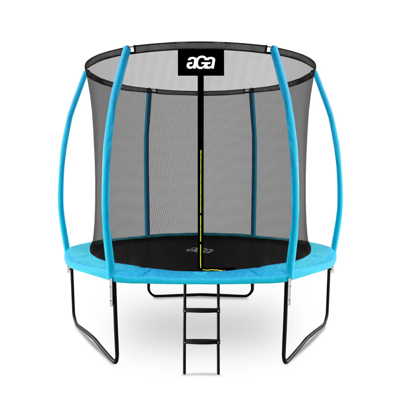 Aga SPORT EXCLUSIVE Trampolin 250 cm Svijetloplava + zaštitna mreža + ljestve