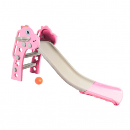 Aga4Kids Tobogan s rukohvatom 130 cm DS3701 Roza