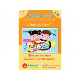 SABBIARELLI Pješčane bojanke Pozivnice 5+