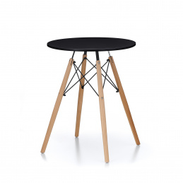 Aga Blagovaonski stol 60 cm Crni