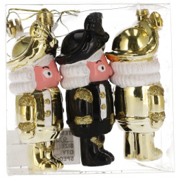 Božićni ukrasi vojnici 3 komada za blagdane