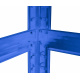 Aga Metalna polica 180x90x40 cm 5 polica Plava
