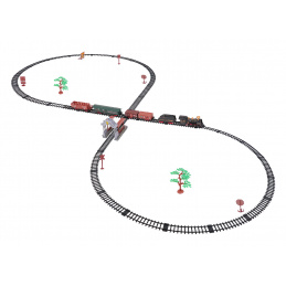 Vlak s funkcijom dima Vintage