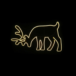 LD9 NEONSKI SVJETLEĆI JELEN TOPLA BIJELA