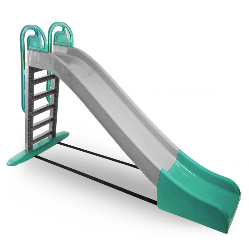 Doloni Tobogan s rukohvatom 243 cm Sivo-zelena