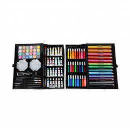 Aga Slikarski set u kovčegu 145 kom Ružičasta